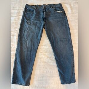 Falls Creek Men's Dark Blue Straight Jeans